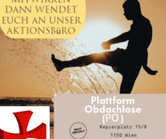 MItarbeit in der Plattform Obdachlose