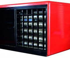 Warmlufterzeuger 21 kW, mit Abgasführung
